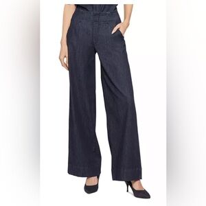 NYDJ Dark Wash Wide Leg Jeans
